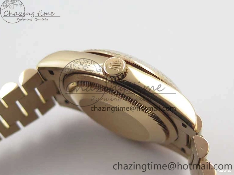 Maker Day-Date 128239 RG Black on Crystral Edition Bracelet RG Best Dial Markers 36 Bp President 1221